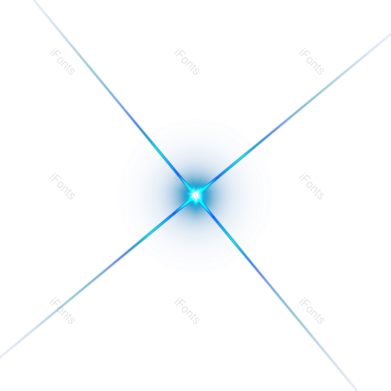 光效图片,科技元素,蓝色PNG,闪光免抠素材